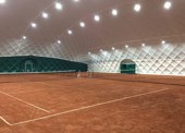 Blaashal Molenbos tennishal hal met gravel