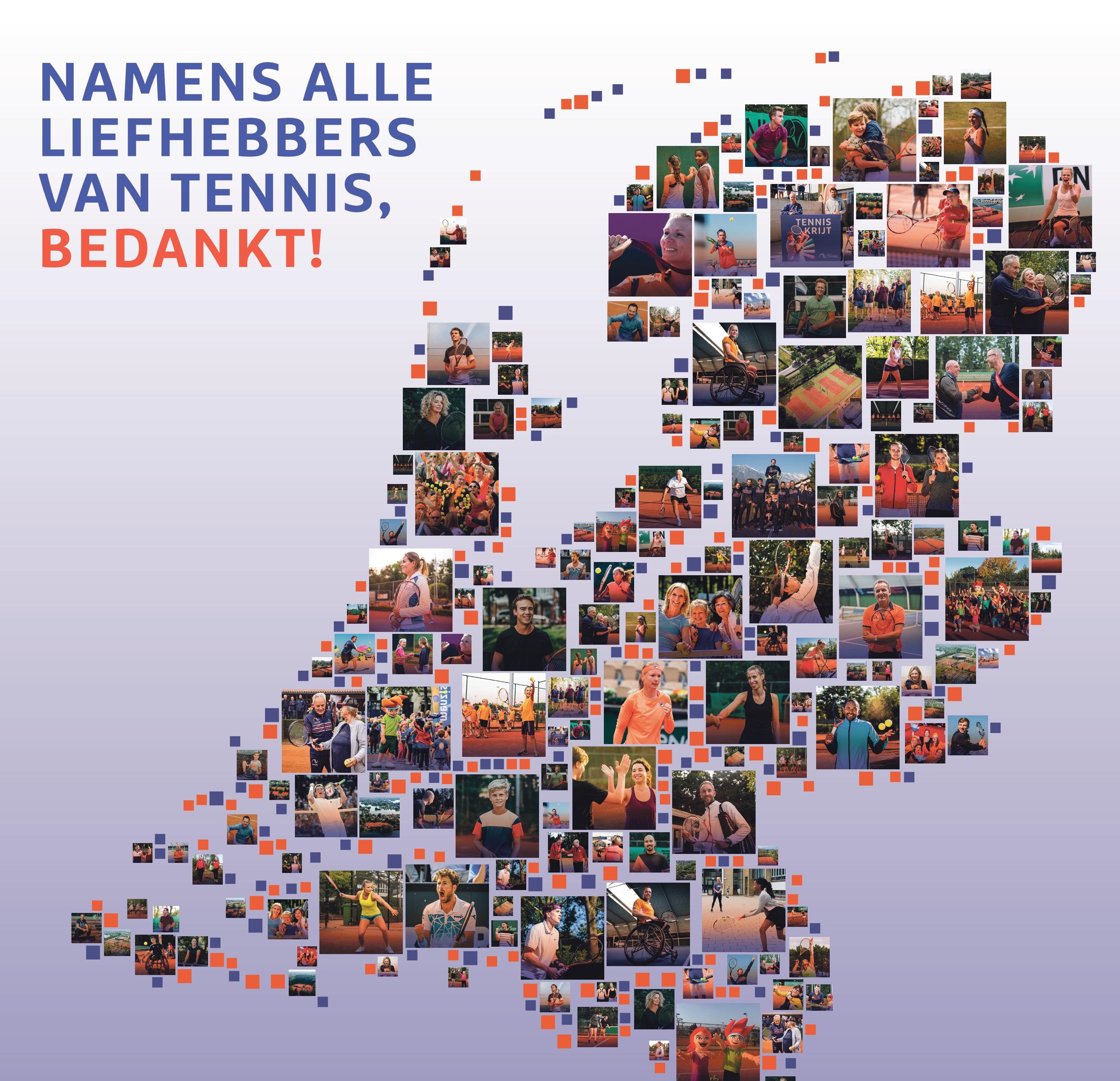 Nederland Tennisland Vrijwilligers Bedankt