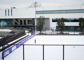 KNLTB NTC Amstelveen sneeuw