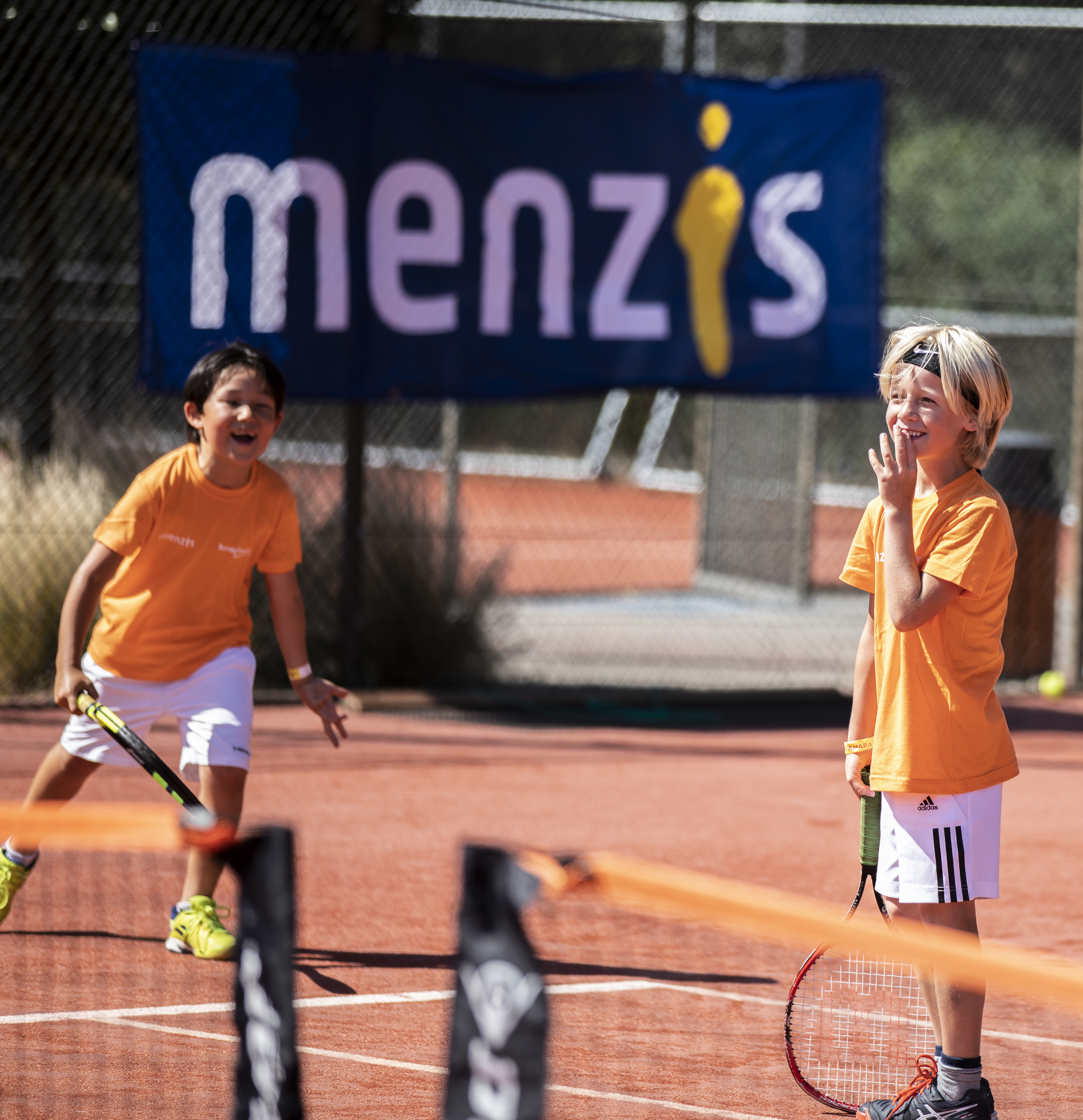tenniskids oranje menzis plezier