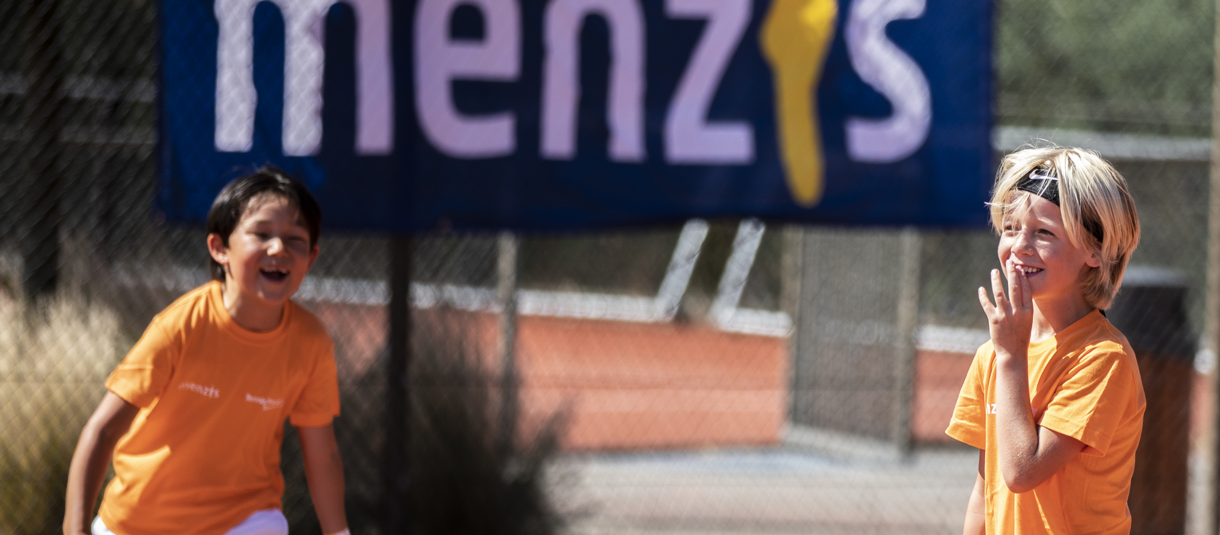 tenniskids oranje menzis plezier