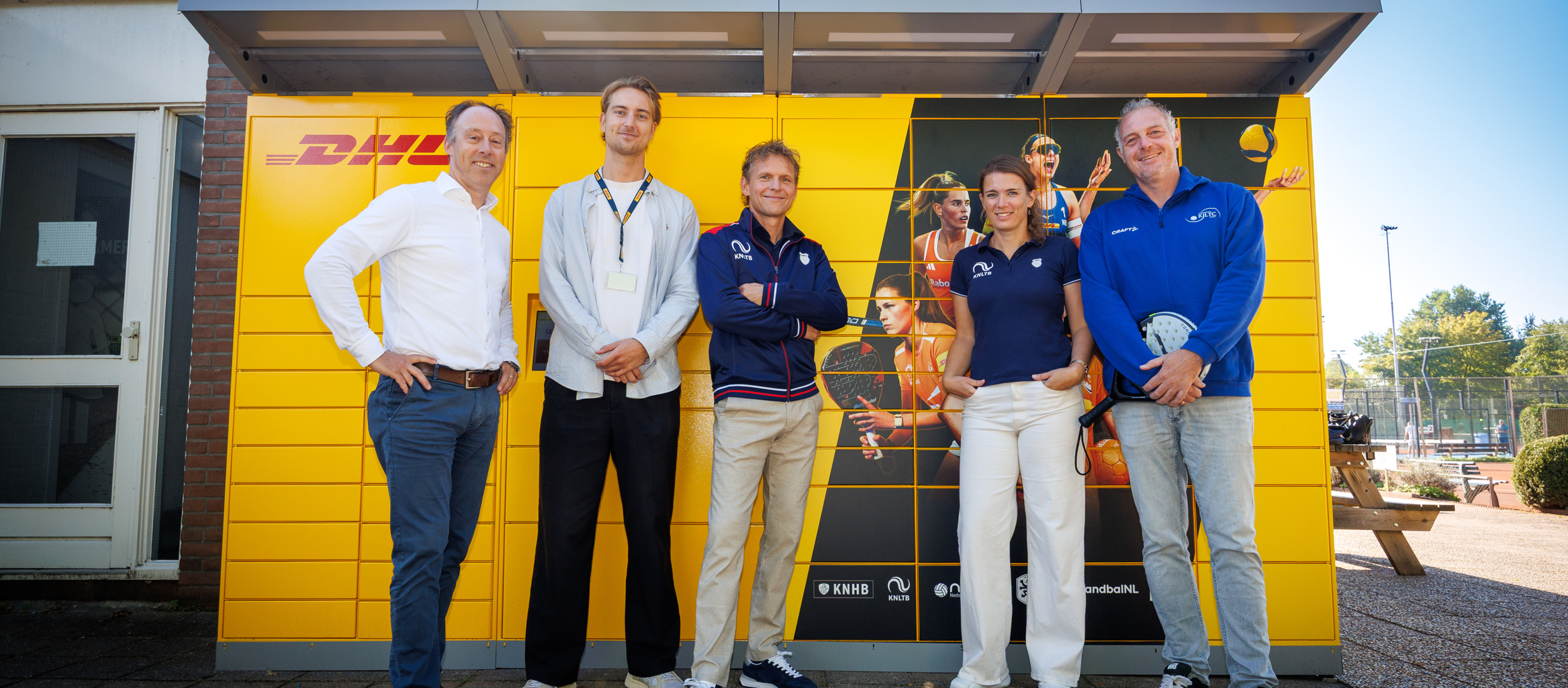 Eerste padelclub met DHL pakketautomaat is KJLTC