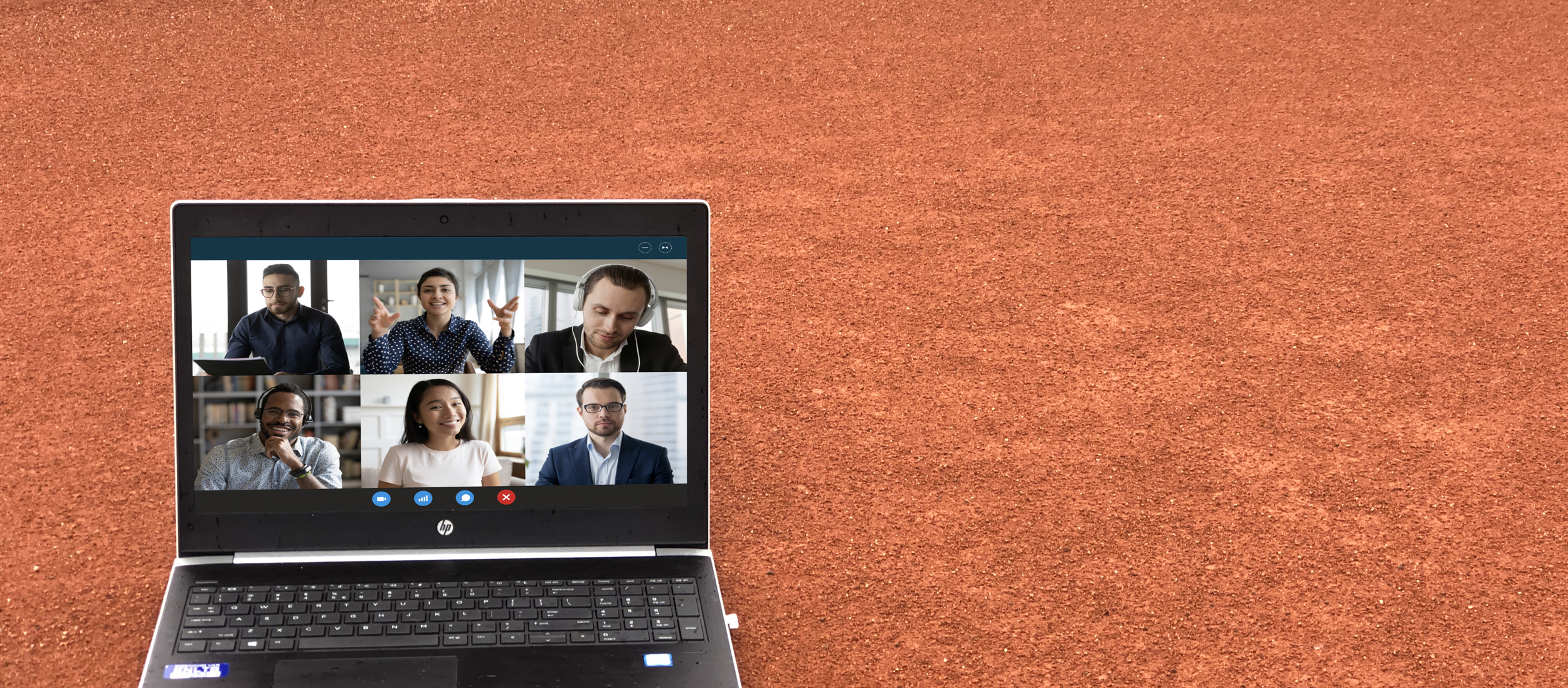 Online Meeting Laptop Gravelbaan