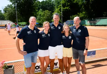 De toernooicommissie bij het zwijndrechtse ter steeghe