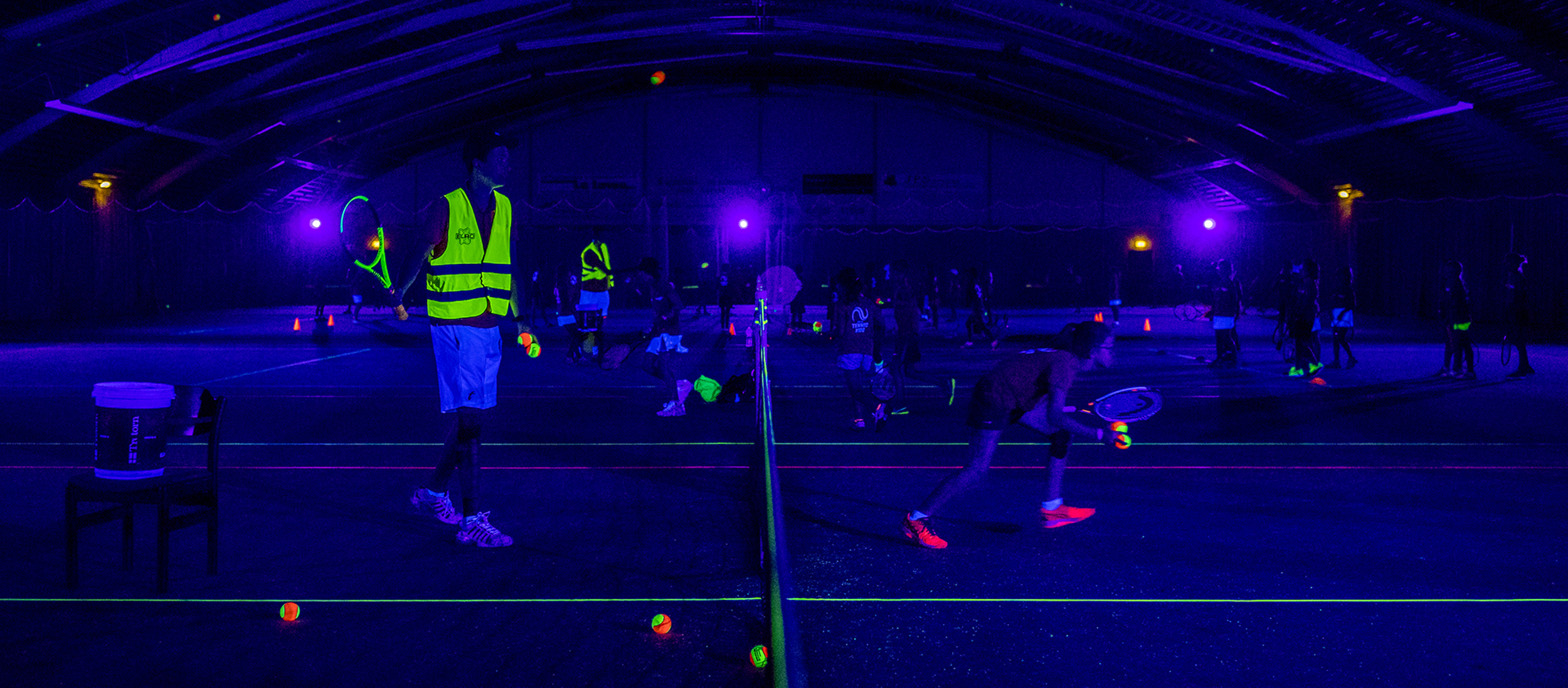 Glow in the dark tennis