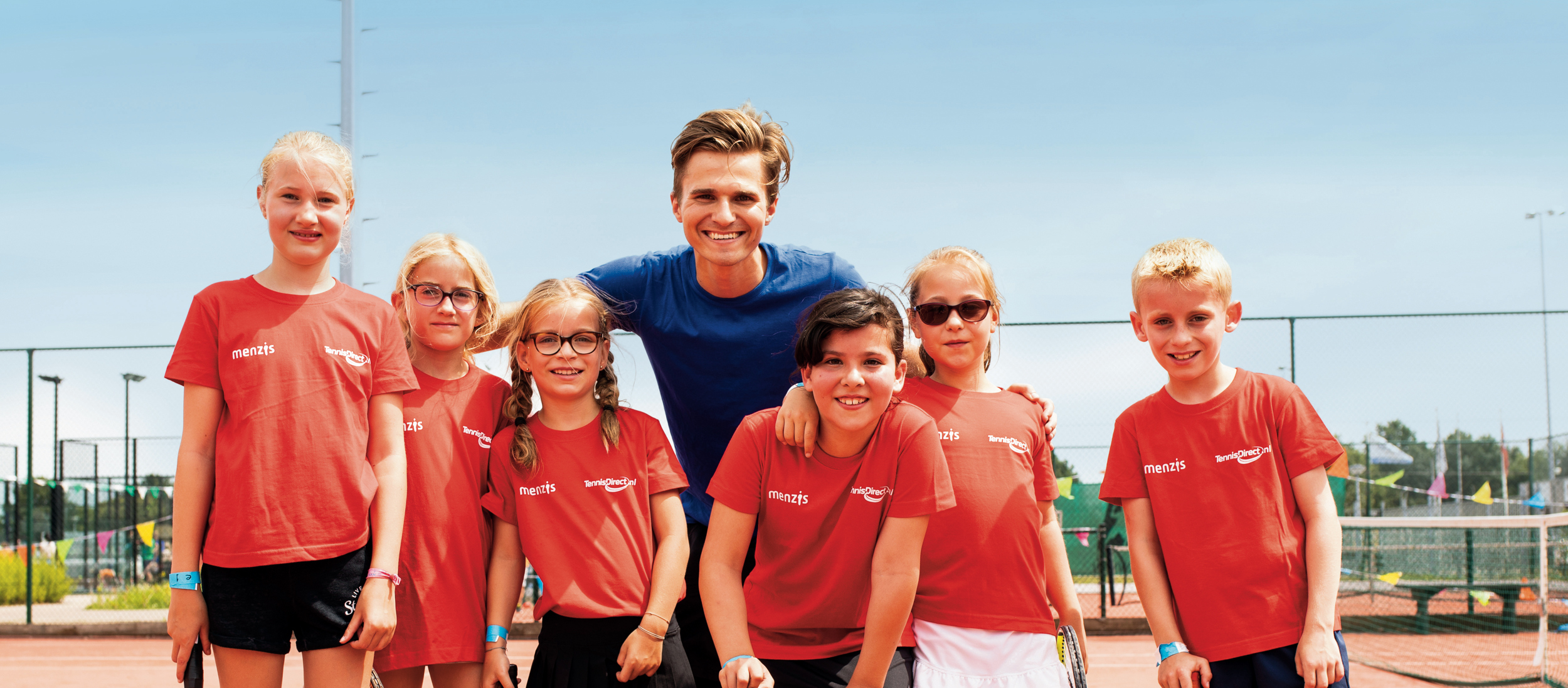 Rood team met leraar