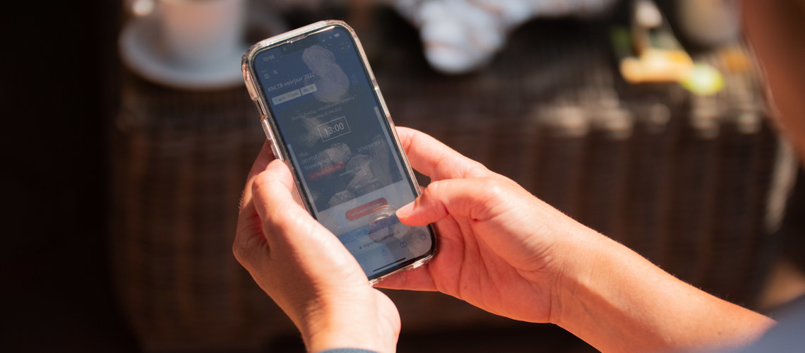 MijnKNLTB op telefoon MijnKNLTB op telefoon